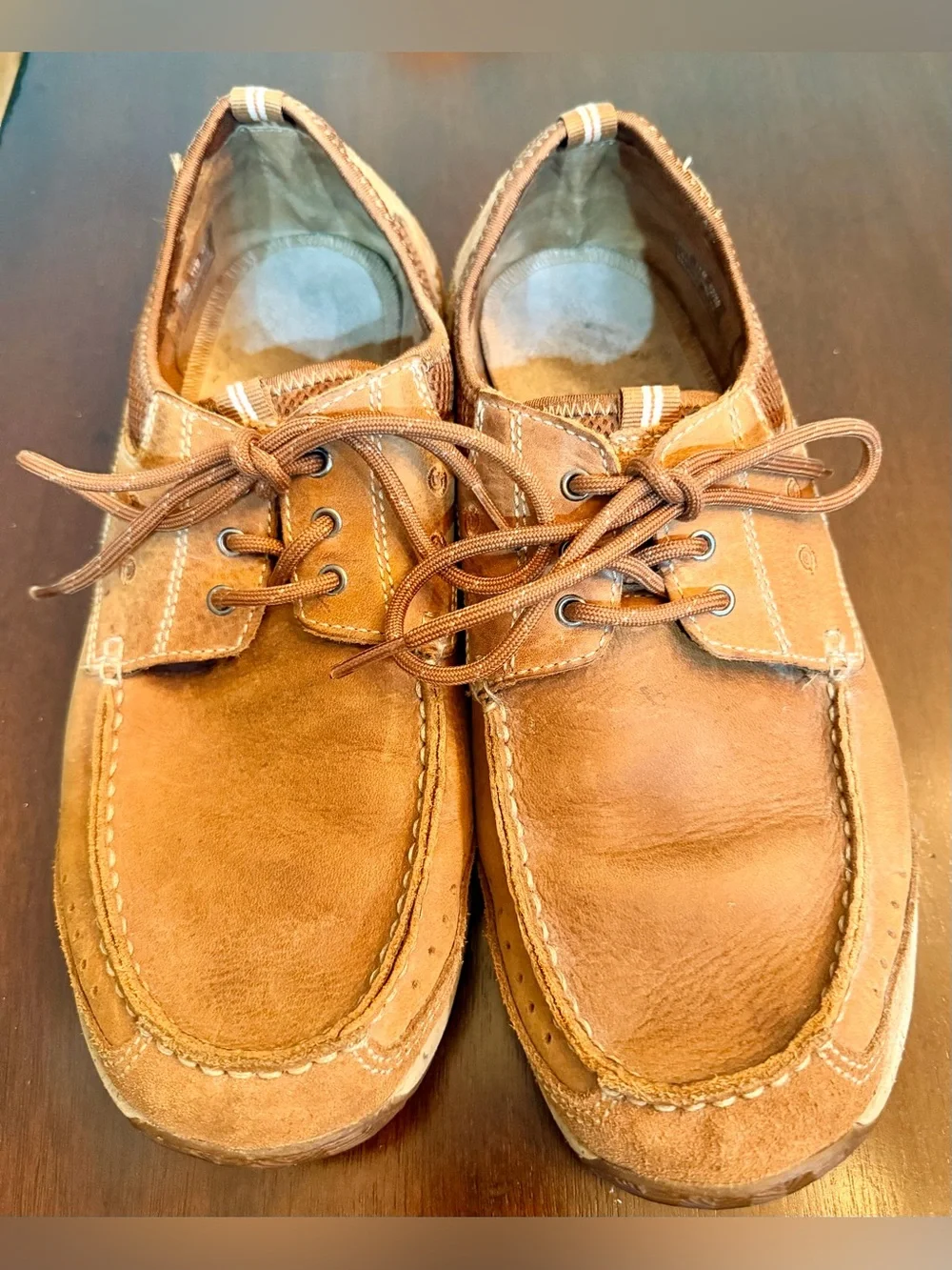 Clarks Men's Tan Leather Boat Shoes